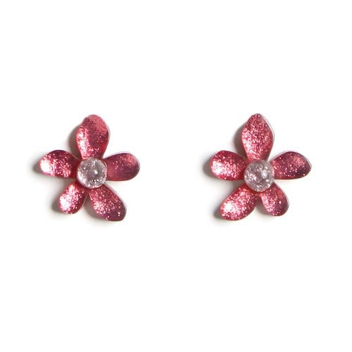 Rose Flower Stud Earrings | The Jewellery Stop