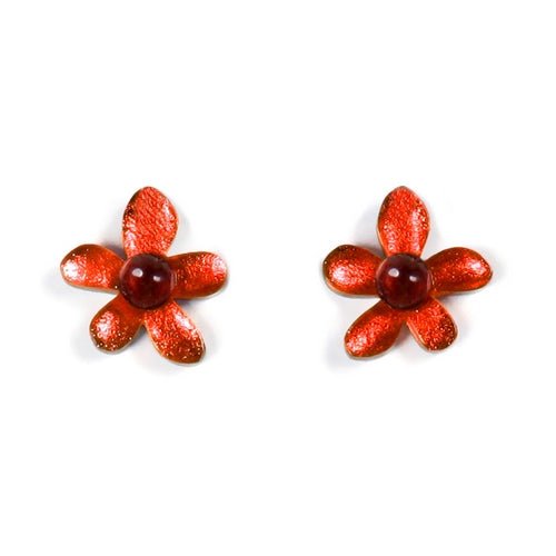 Spice Flower Stud Earrings | The Jewellery Stop