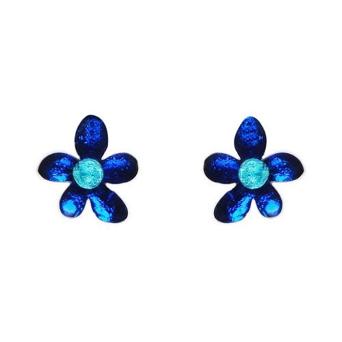 Twilight Flower Stud Earrings | The Jewellery Stop