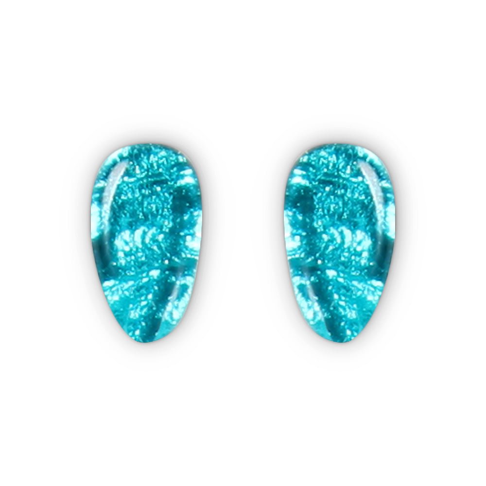 Teal Africa Clip Earrings | The Jewellery Stop