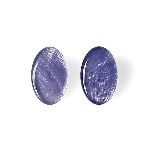 Lilac Shell Ovals Clip Earrings | The Jewellery Stop