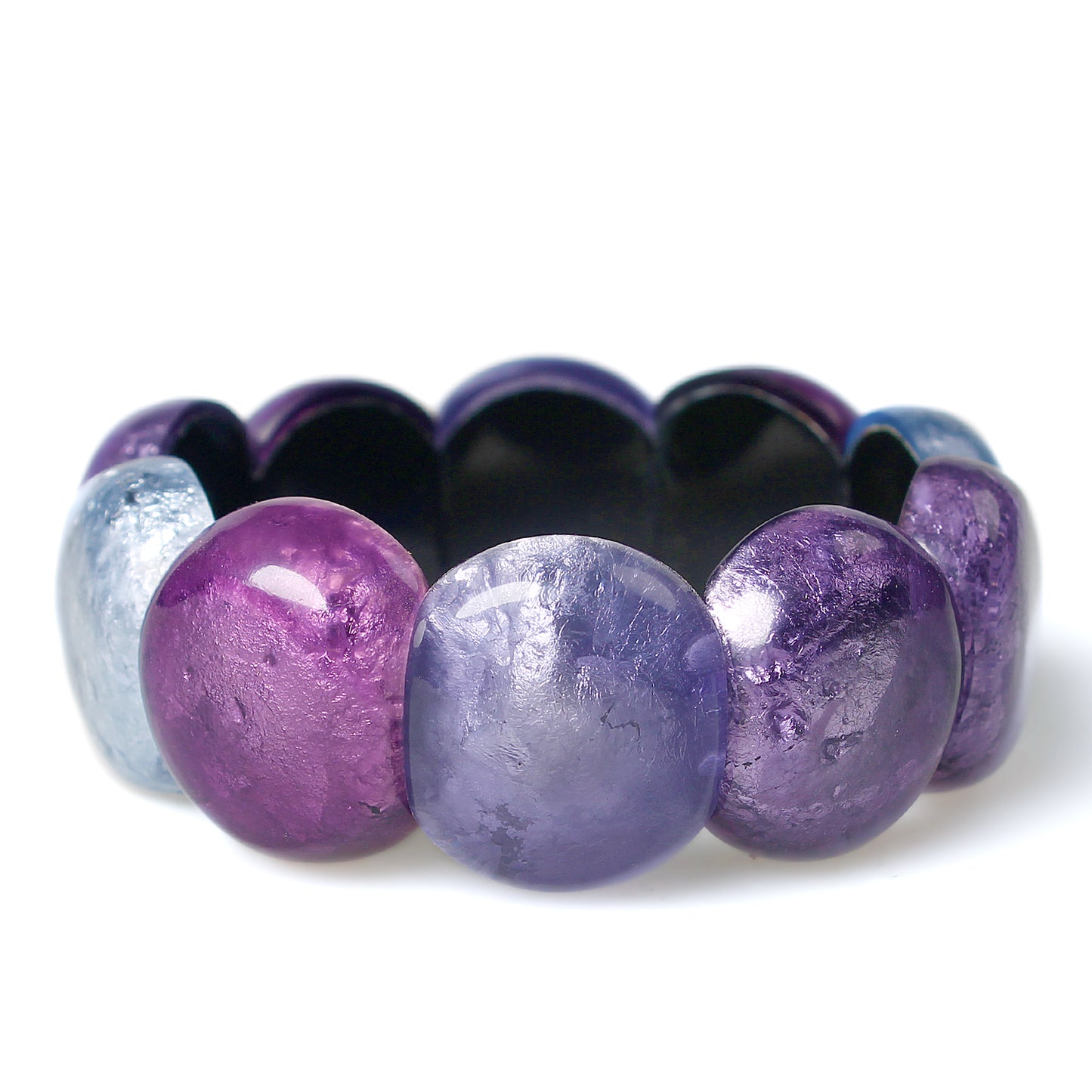 Lavender Cabouchon Bangle | The Jewellery Stop