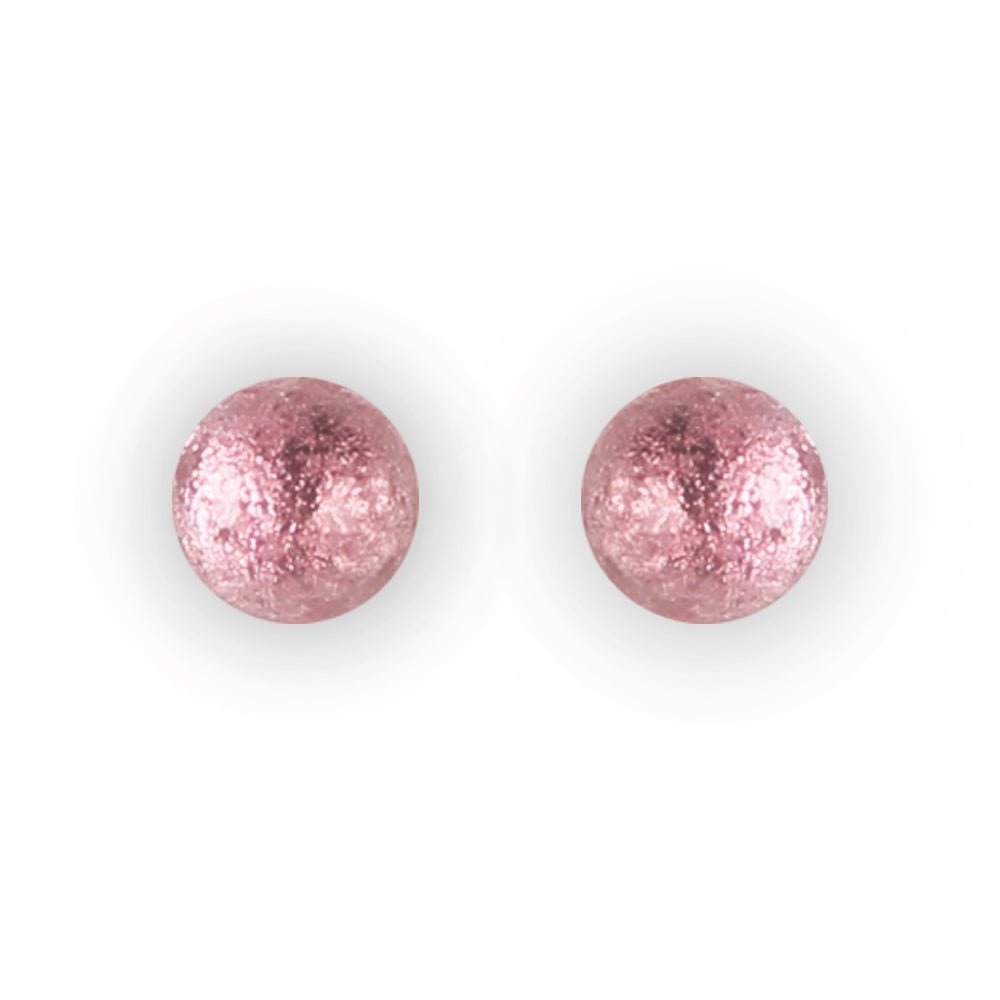 Blush Cabouchon Medium Stud Earrings | The Jewellery Stop