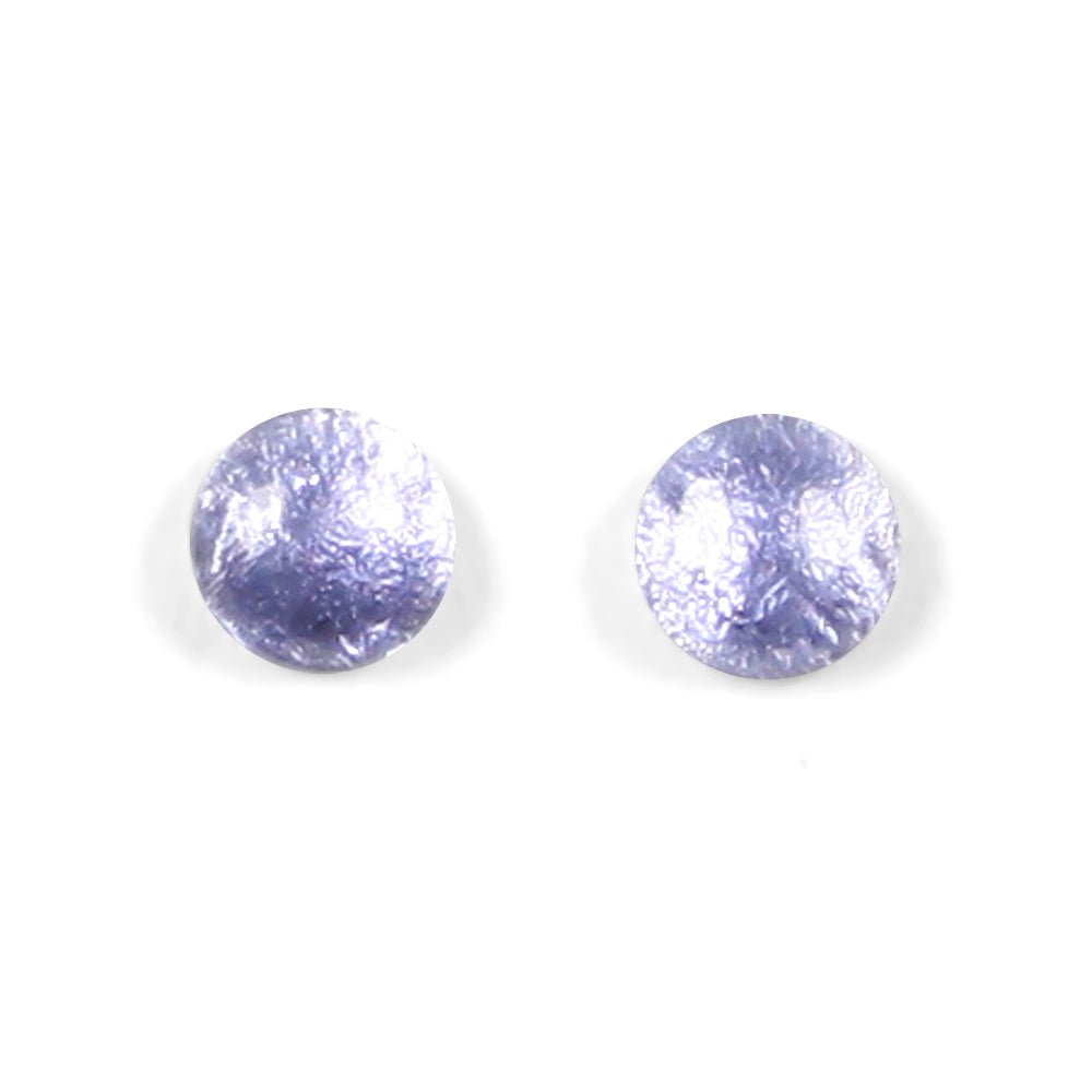 Lavender Cabouchon Medium Stud Earrings | The Jewellery Stop