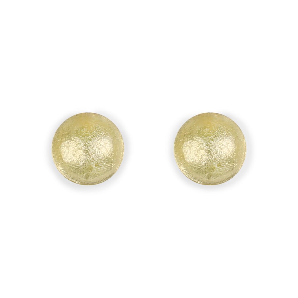 Lemon Cabouchon Medium Stud Earrings | The Jewellery Stop