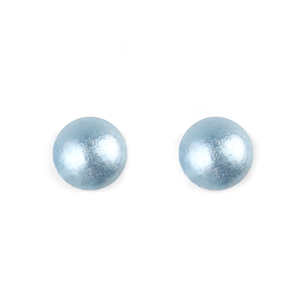 Sky Cabouchon Medium Stud Earrings | The Jewellery Stop