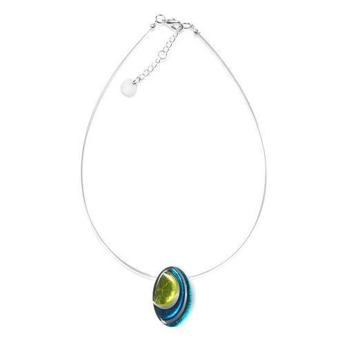 Seaweed Oval Swirl Pendant | The Jewellery Stop