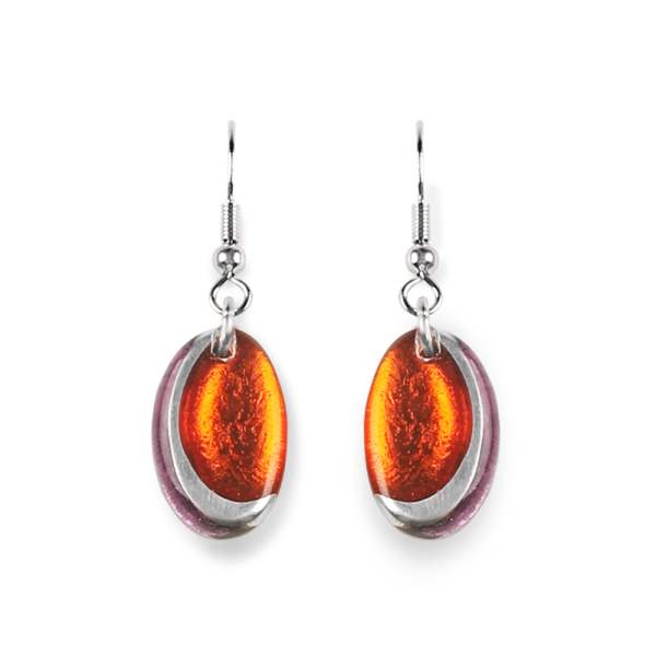 Rio Oval Swirl Fish Hook Earrings | The Jewellery Stop