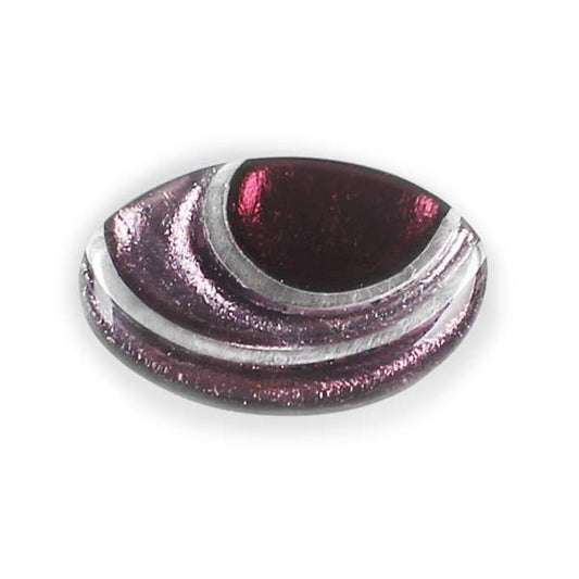 Plum Oval Swirl Brooch | The Jewellery Stop