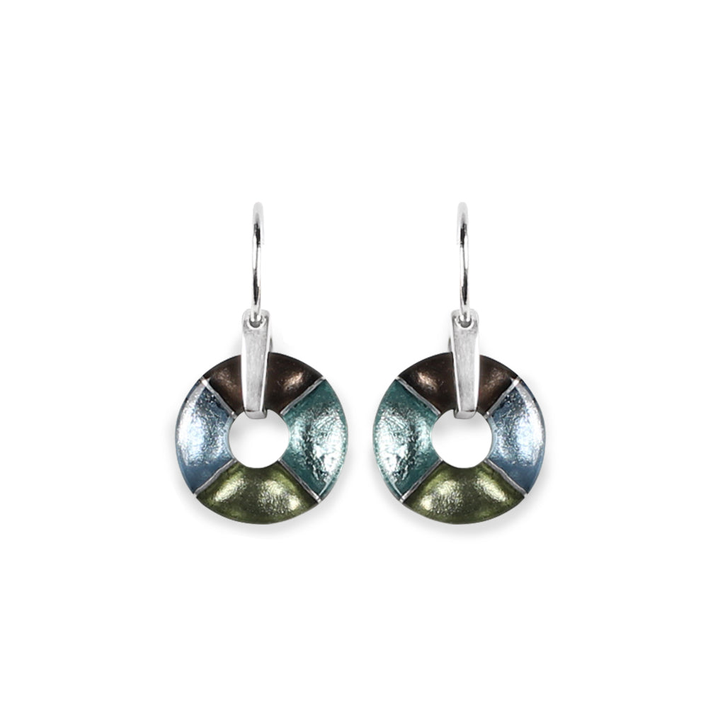 Pear Catherine Wheel Creole Earrings | The Jewellery Stop