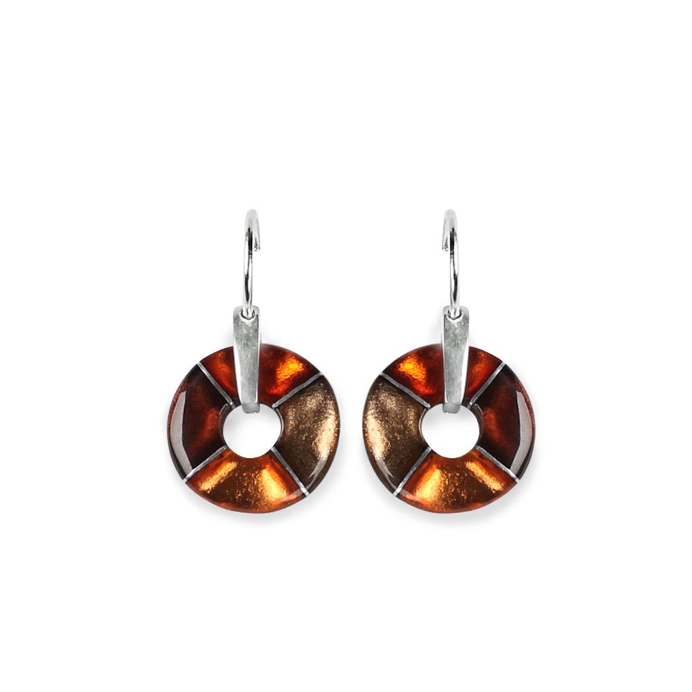 Spice Catherine Wheel Creole Earrings | The Jewellery Stop