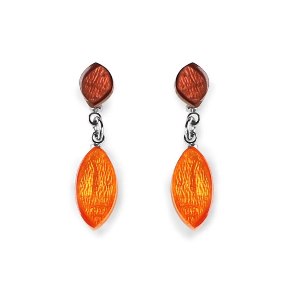 Spice Petal Dangle Stud Earrings | The Jewellery Stop