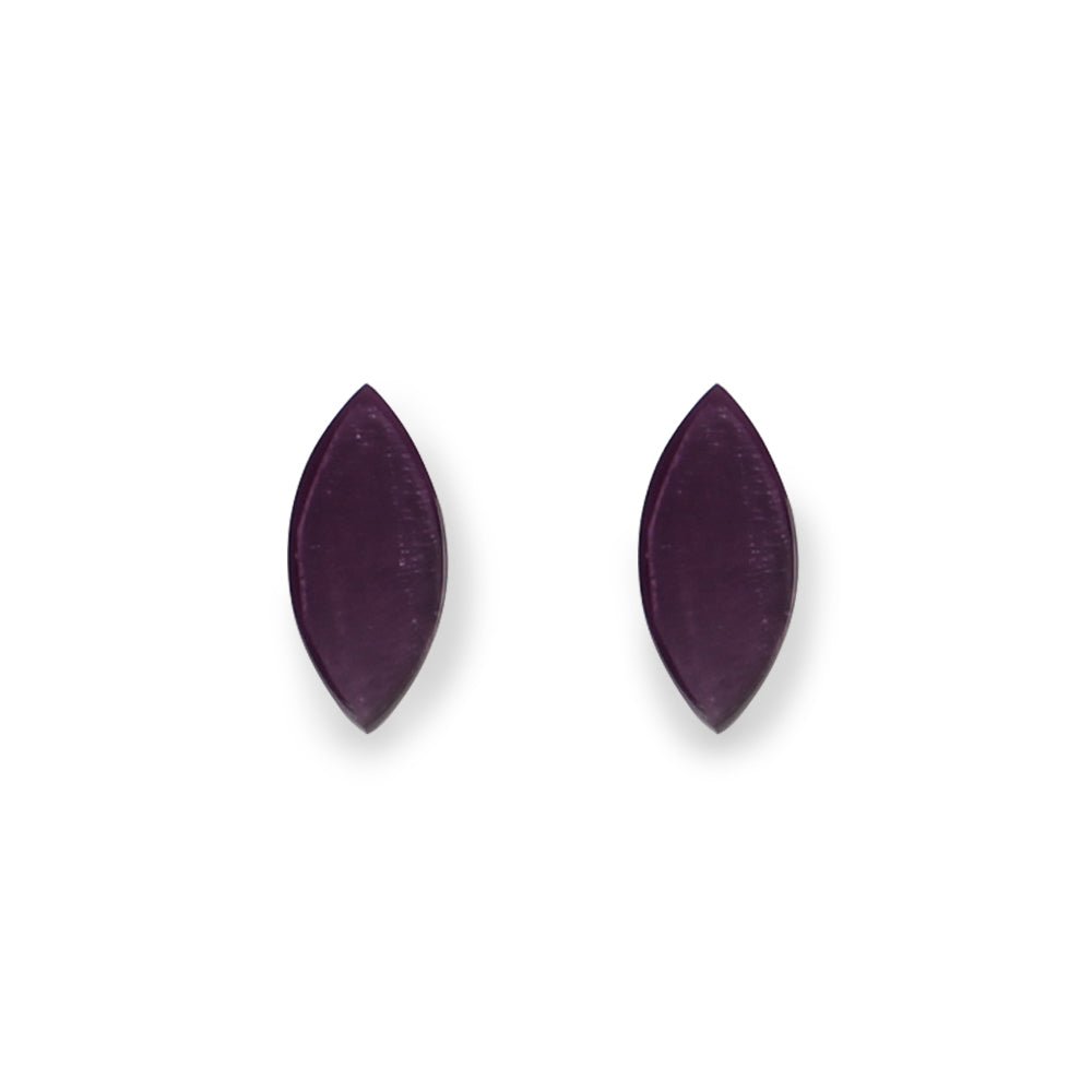 Peacock Petal Stud Earrings | The Jewellery Stop