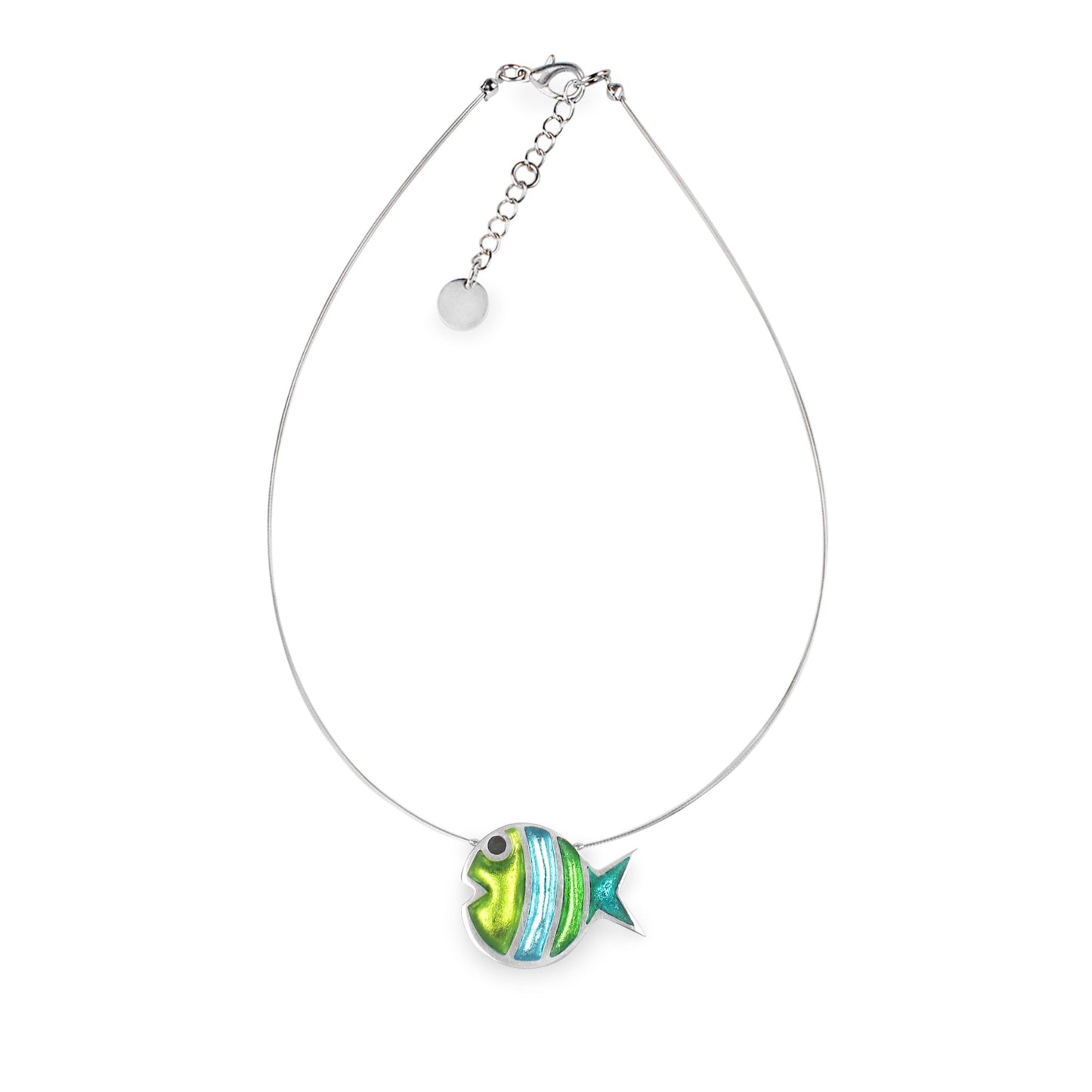 Caribbean Bubble Fish Stripe Pendant | The Jewellery Stop