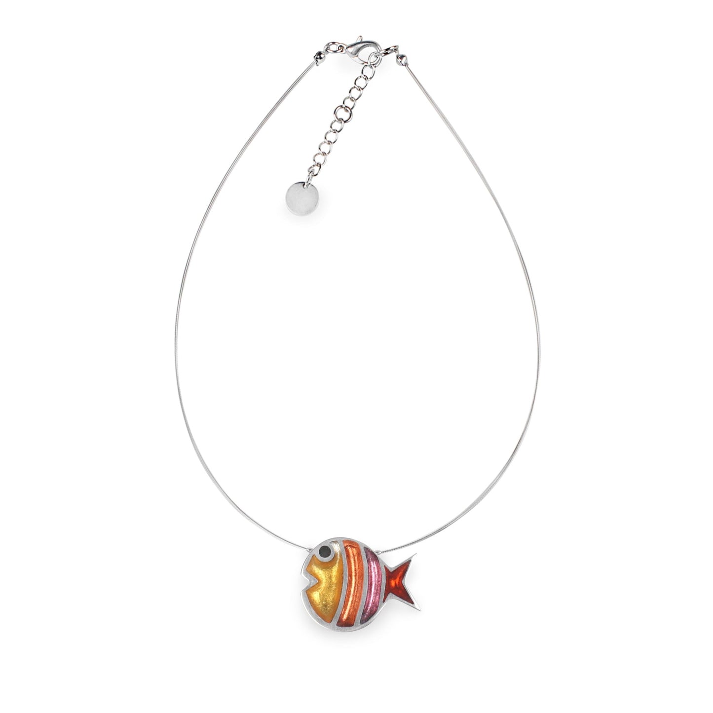 Carnival Bubble Fish Stripe Pendant | The Jewellery Stop