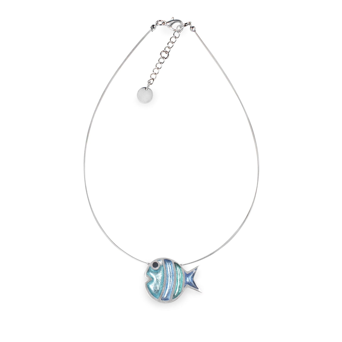 Mediterranean Bubble Fish Stripe Pendant | The Jewellery Stop