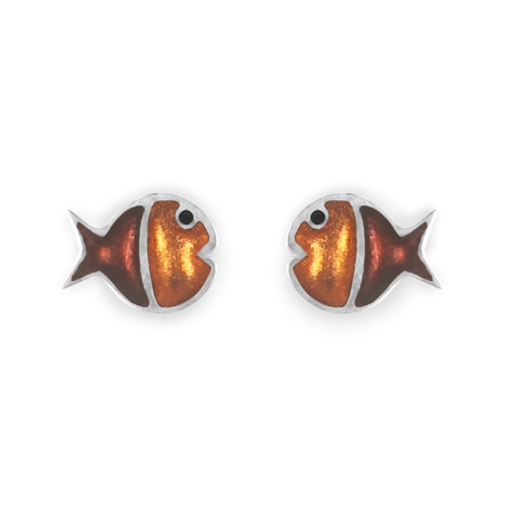 Chilli Bubble Fish Stripe Stud Earrings | The Jewellery Stop