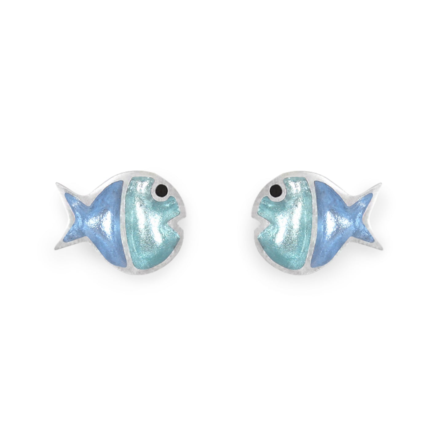 Mediterranean Bubble Fish Stripe Stud Earrings | The Jewellery Stop