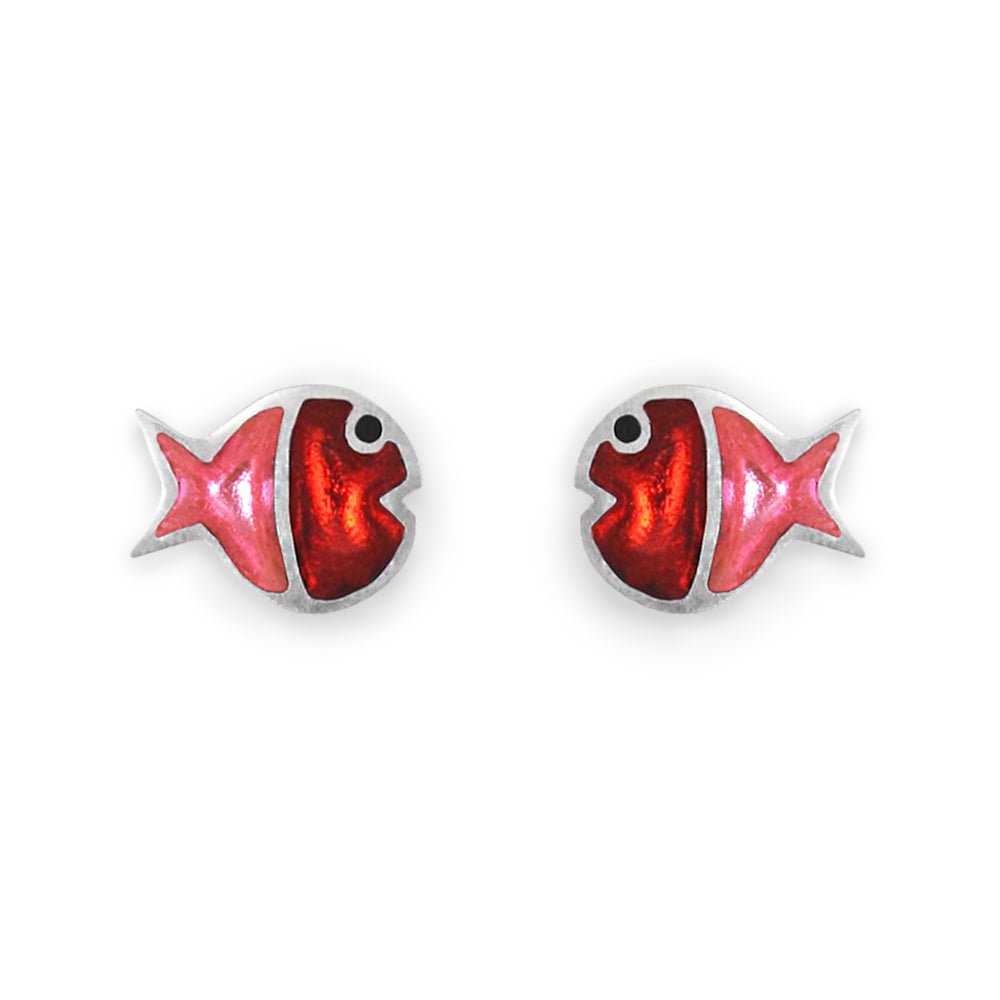 Trifle Bubble Fish Stripe Stud Earrings | The Jewellery Stop