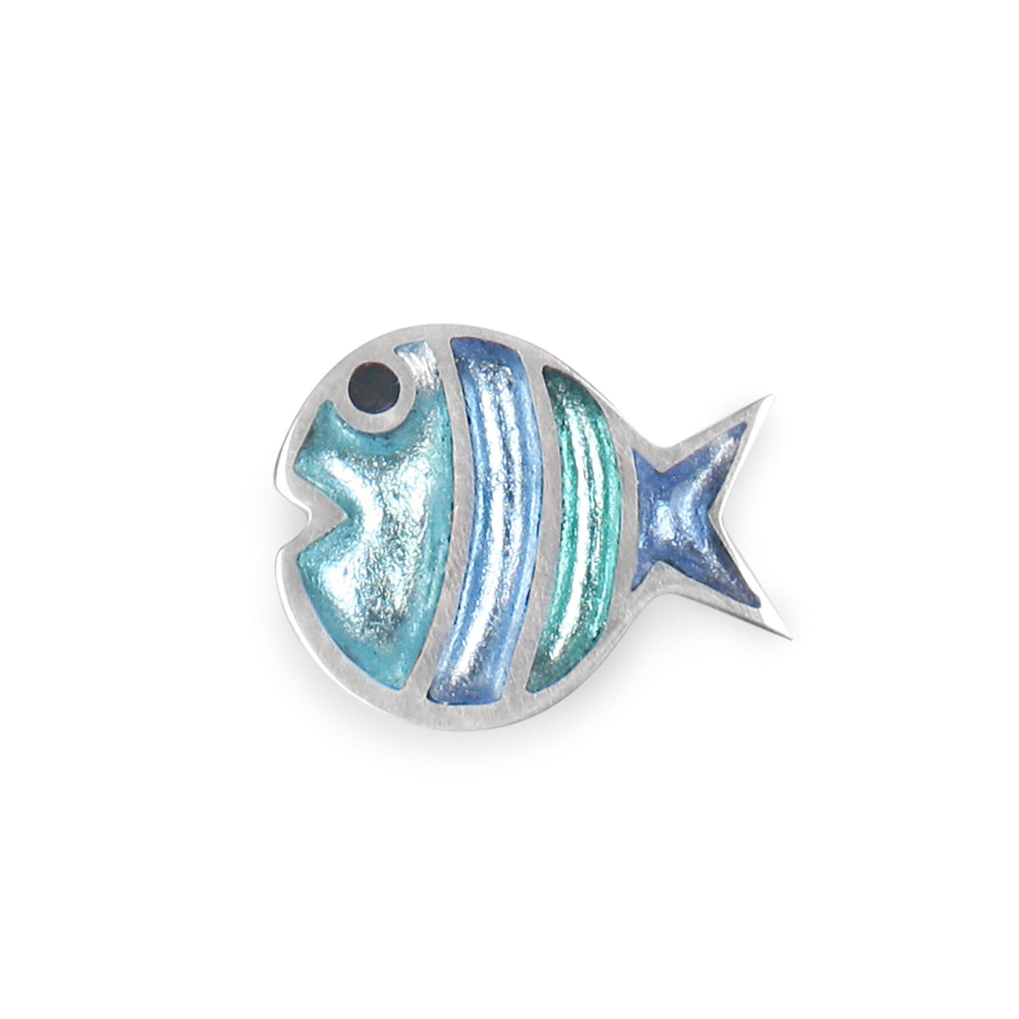 Mediterranean Bubble Fish Stripe Brooch | The Jewellery Stop