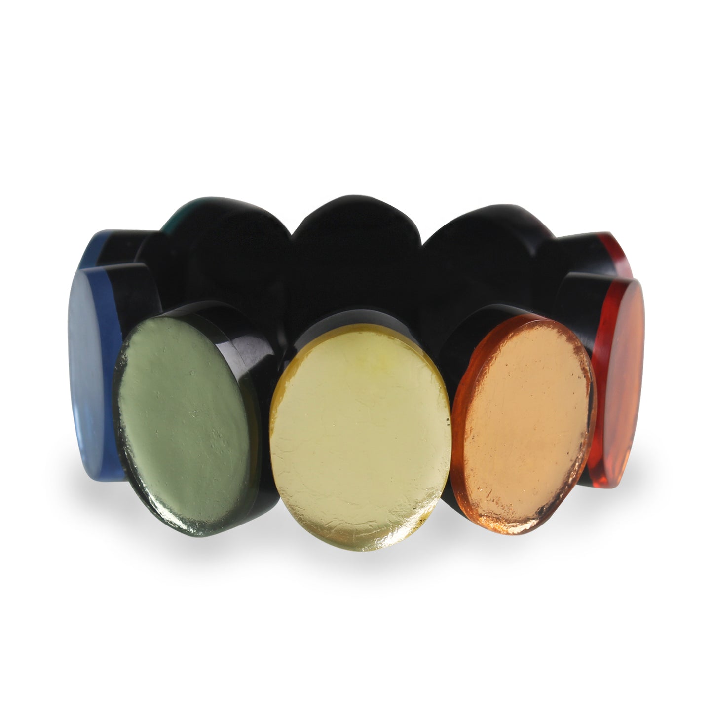 Pastels Oval Echo Bangle | The Jewellery Stop