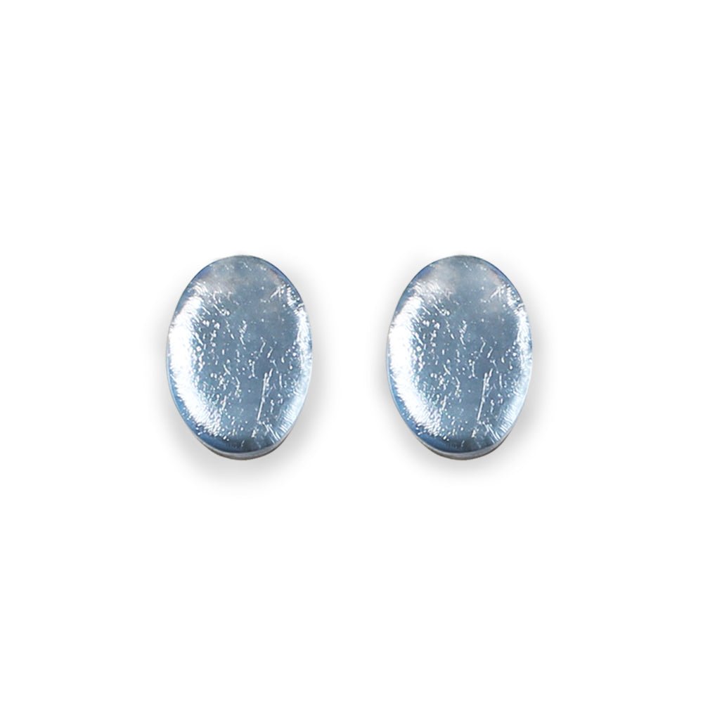 Glacier Oval Echo Stud Earrings | The Jewellery Stop