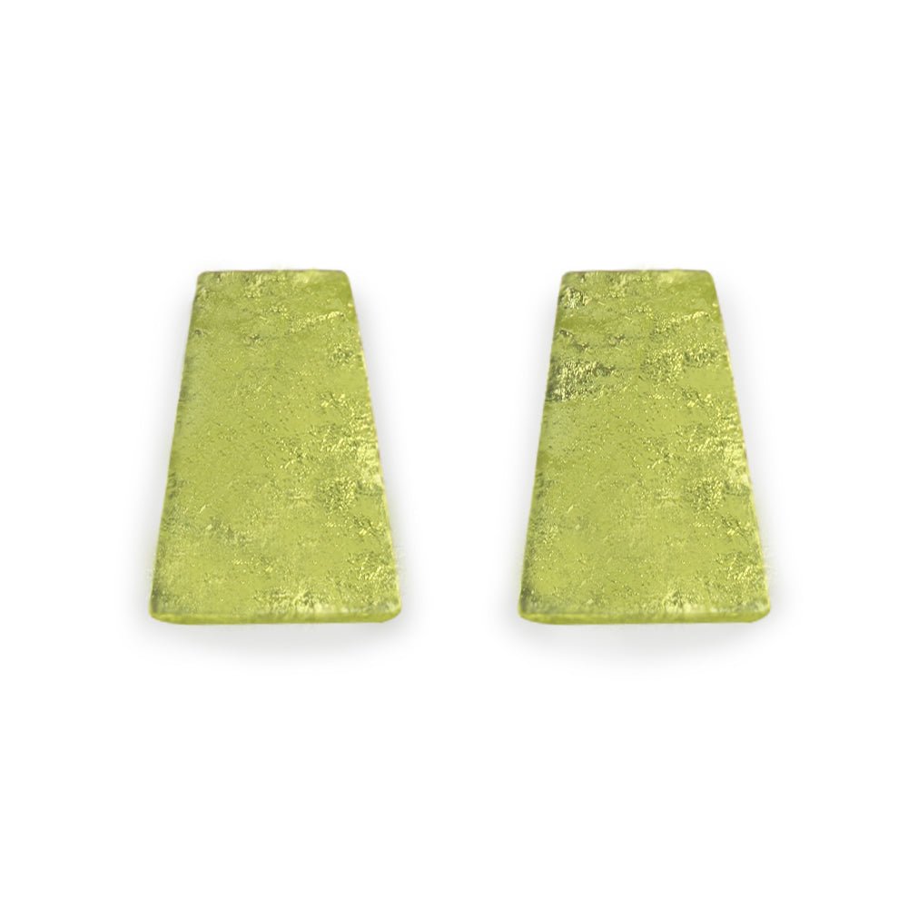 Lime Aztec Stud Earrings | The Jewellery Stop