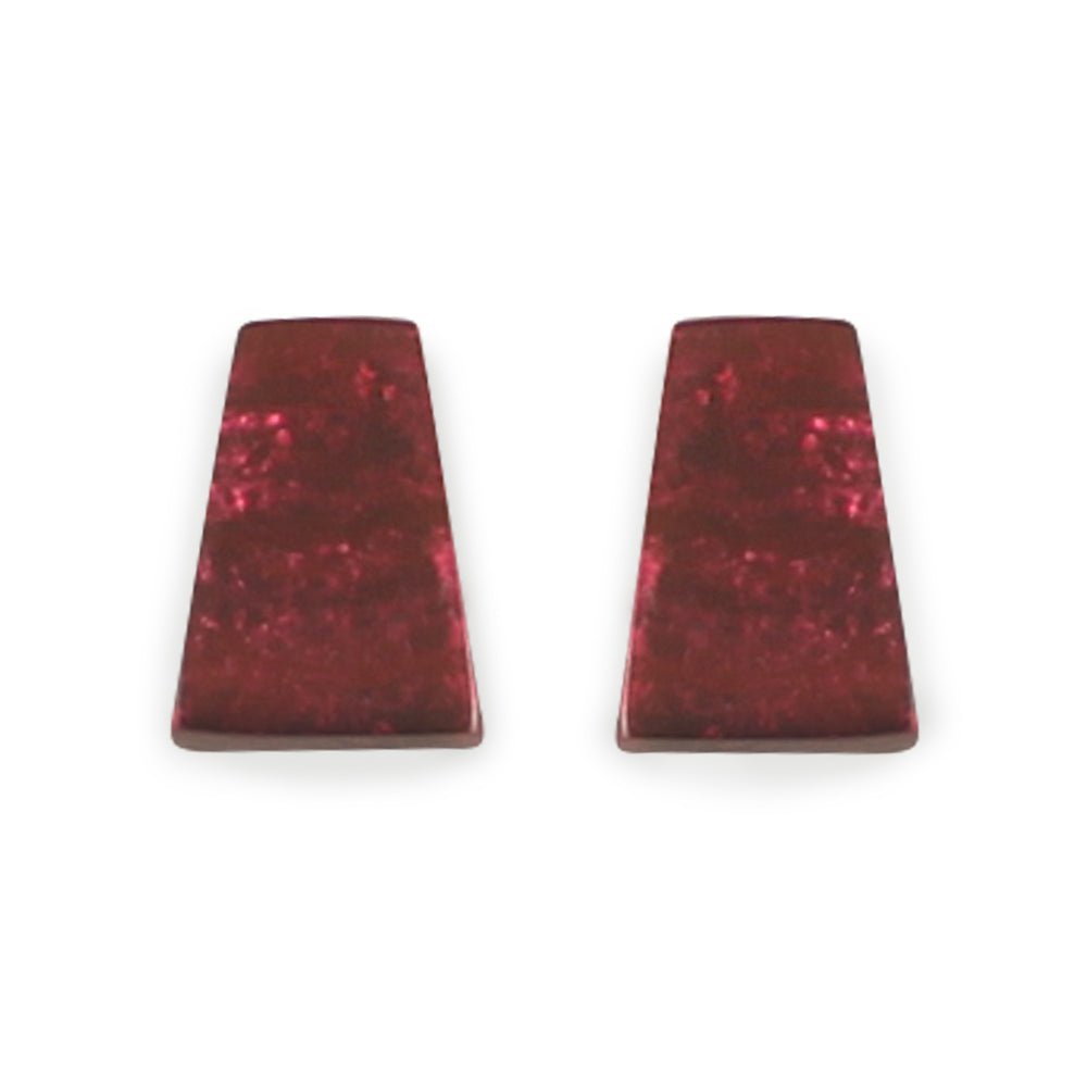 Raspberry Aztec Stud Earrings | The Jewellery Stop