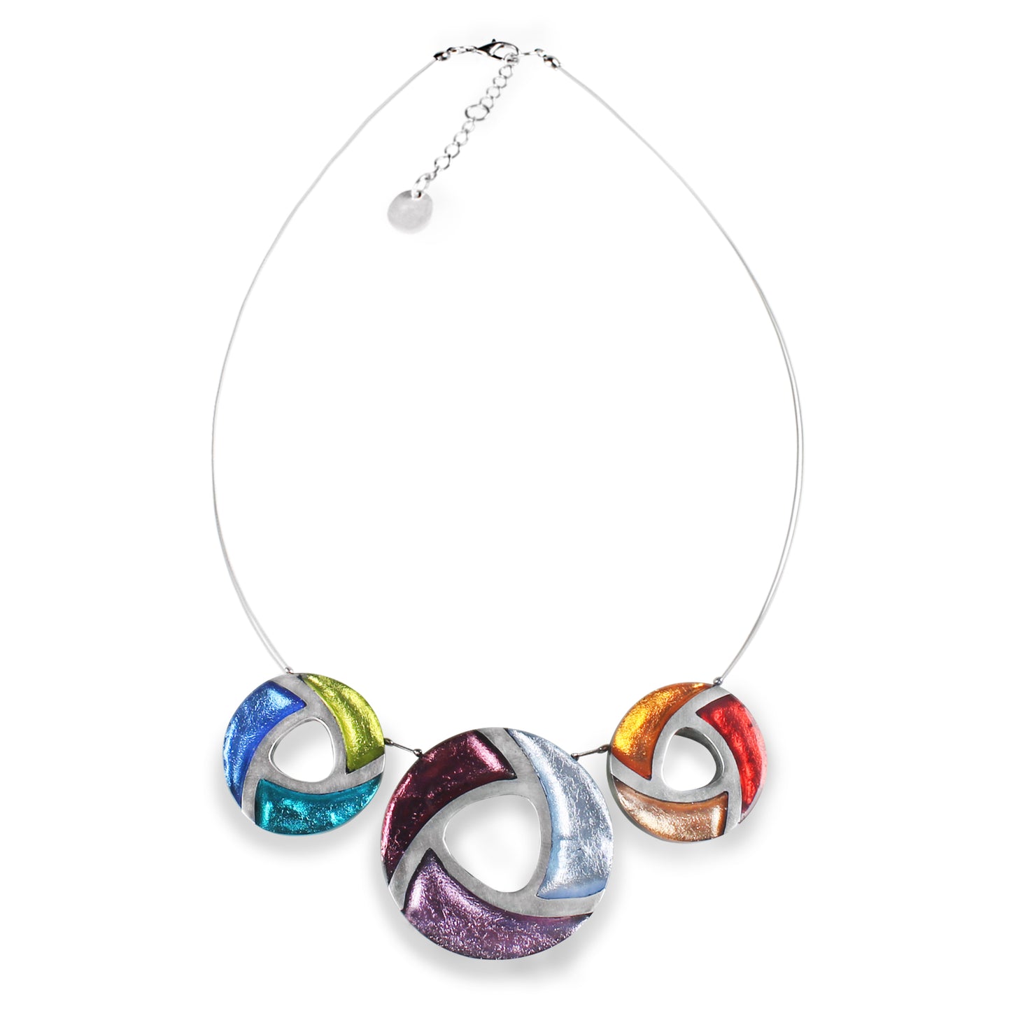 Rainbow Trisceli Necklace | The Jewellery Stop