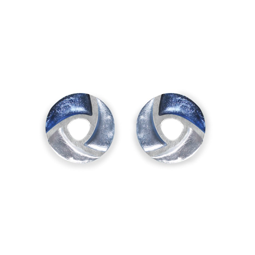 Glacier Trisceli Stud Earrings | The Jewellery Stop