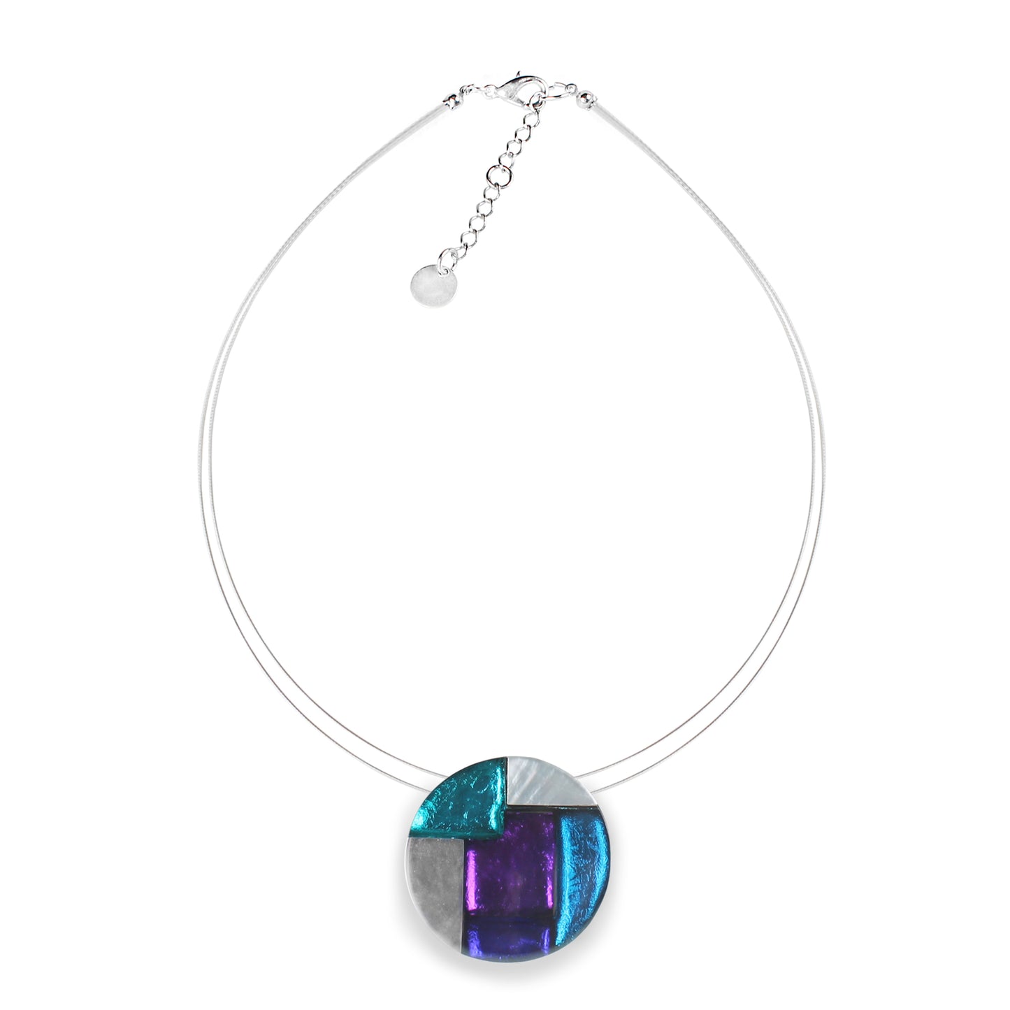 Peacock Mosaic Pendant | The Jewellery Stop
