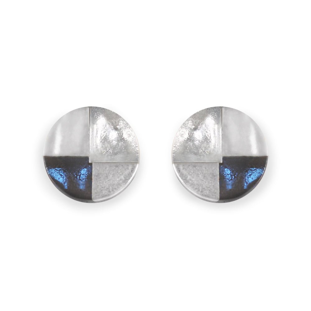 Glacier Mosaic Stud Earrings | The Jewellery Stop