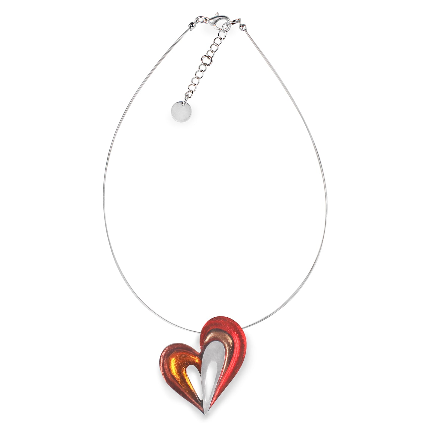 Chilli Heart Loop Pendant | The Jewellery Stop