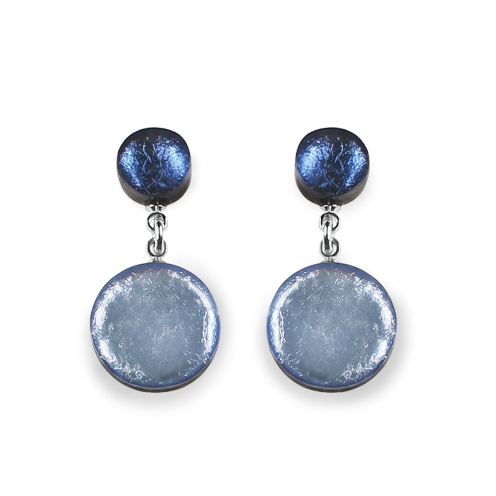 Glacier Classic Circle Dangle Stud Earrings | The Jewellery Stop