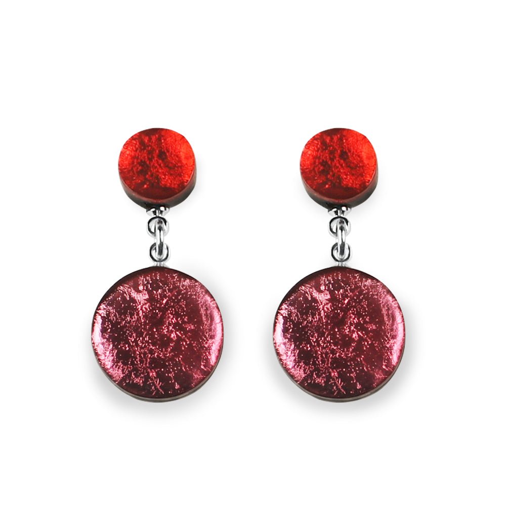 Rio Classic Circle Dangle Stud Earrings | The Jewellery Stop