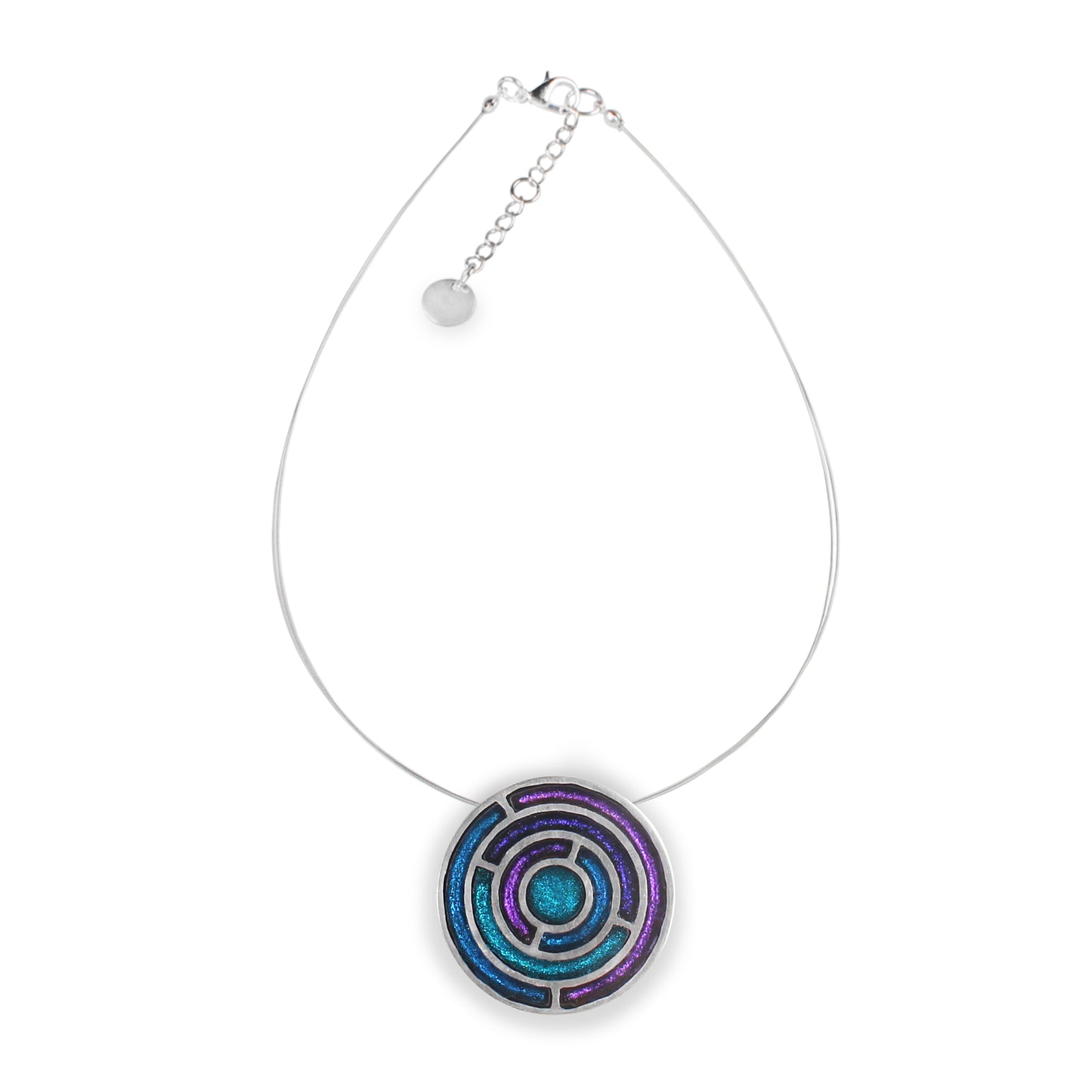 Peacock Labyrinth Pendant | The Jewellery Stop