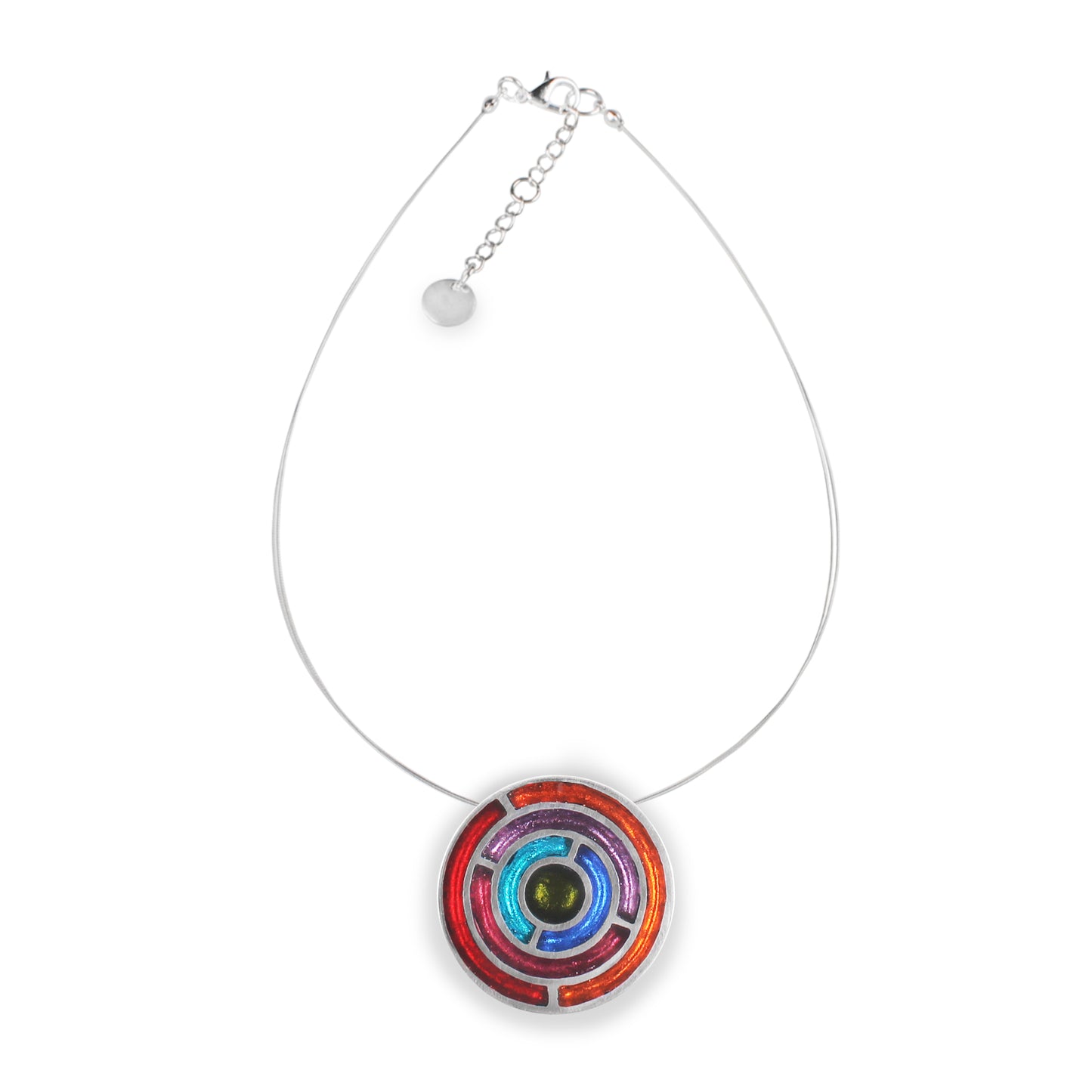 Rainbow Labyrinth Pendant | The Jewellery Stop