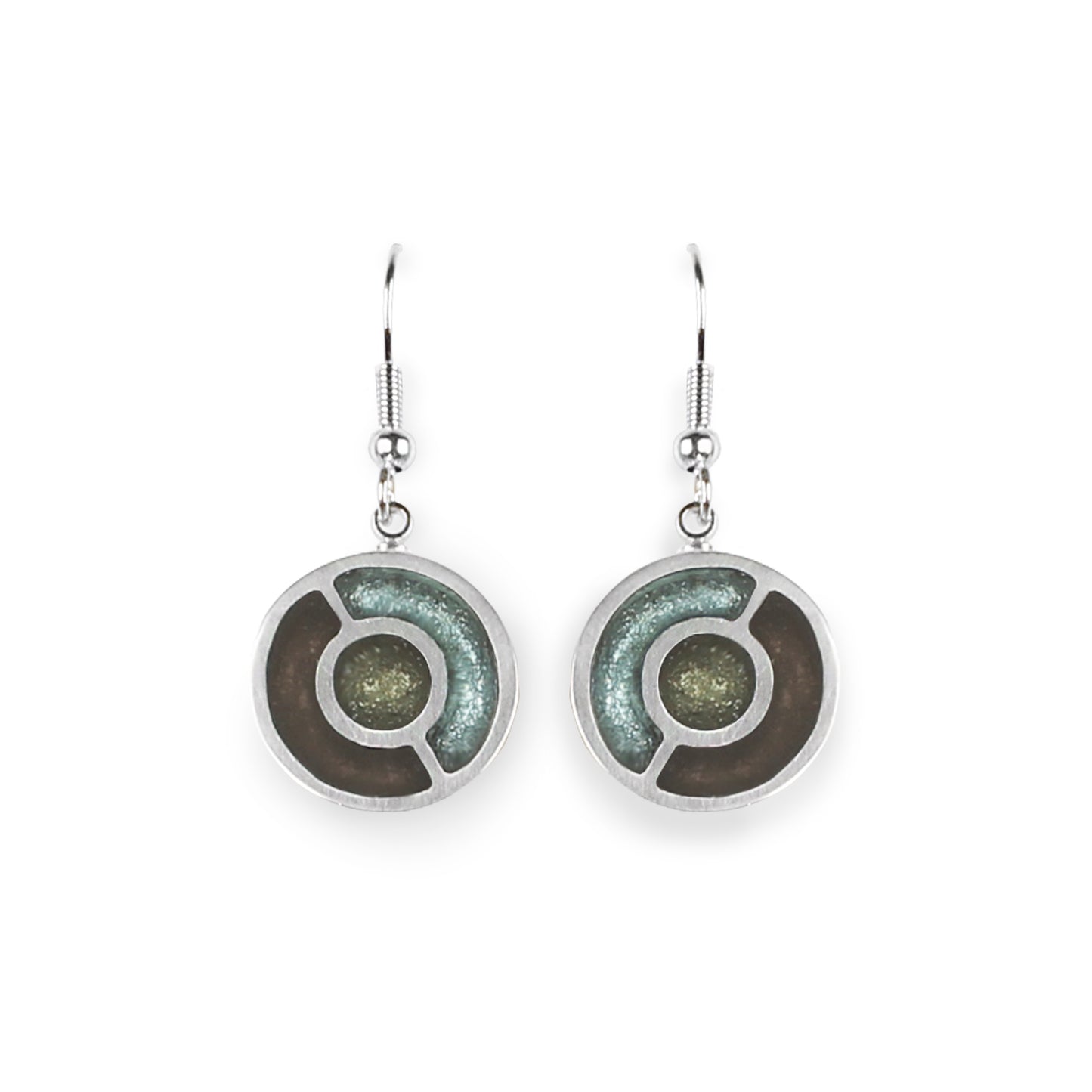 Pear Labyrinth Fish Hook Earrings | The Jewellery Stop