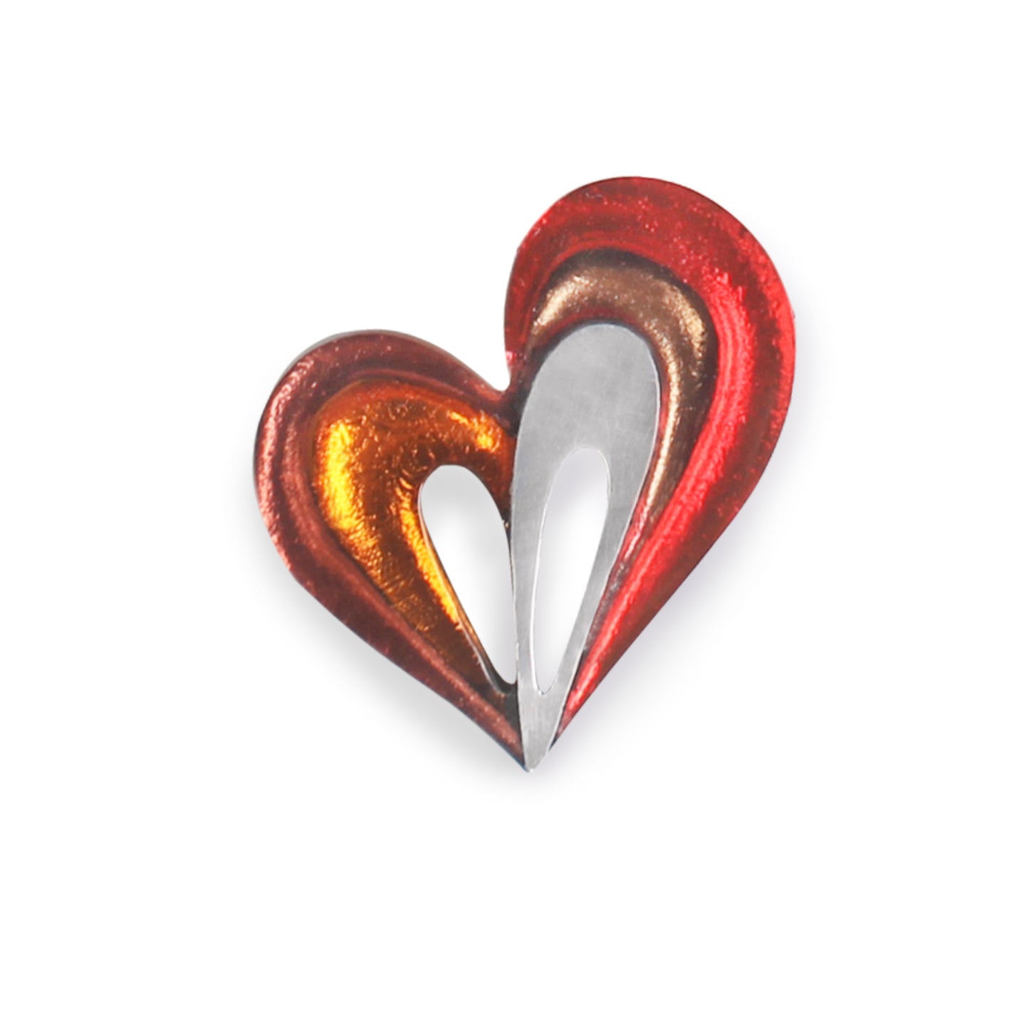 Chilli Heart Loop Brooch | The Jewellery Stop