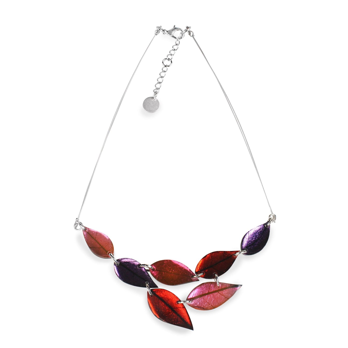 Trifle Skeletal Leaf Combi Necklace | The Jewellery Stop