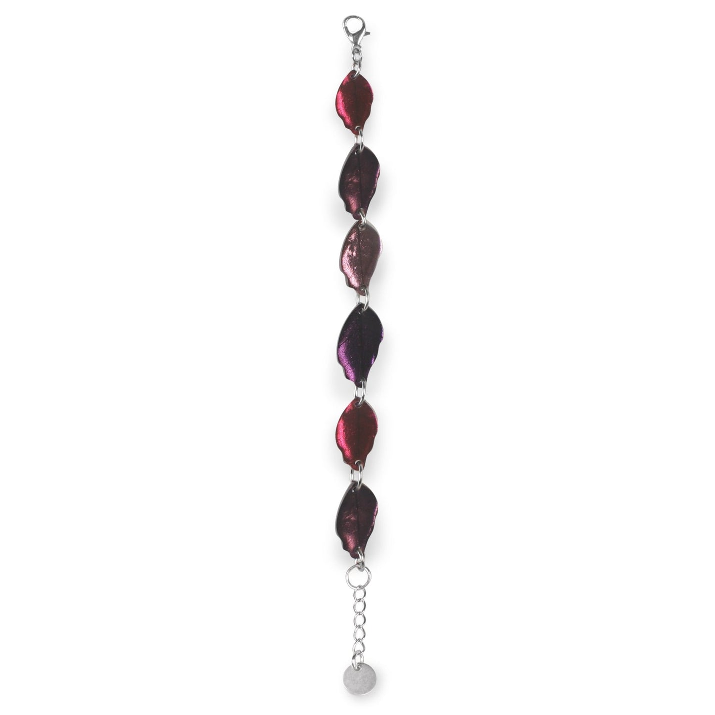 Blackberry Skeletal Leaf Combi Bracelet | The Jewellery Stop