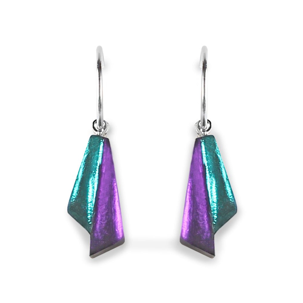 Peacock Deco Combi Creole Earrings | The Jewellery Stop