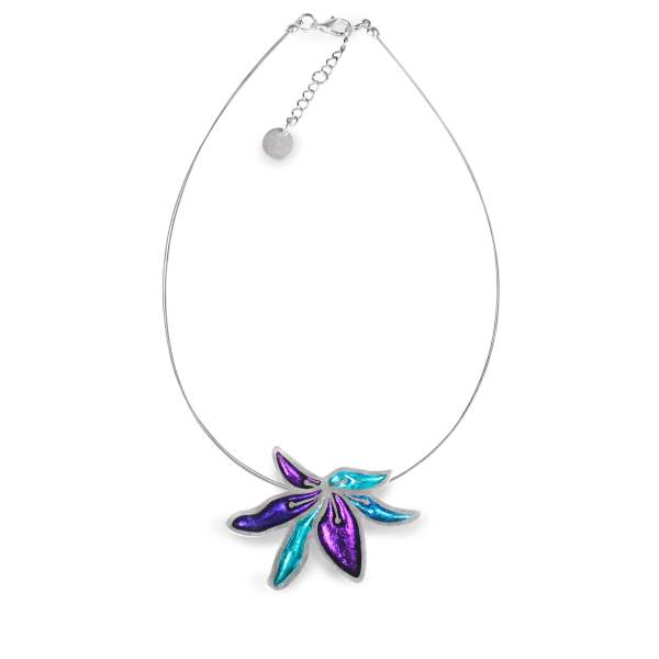 Peacock Orchid Flower Pendant