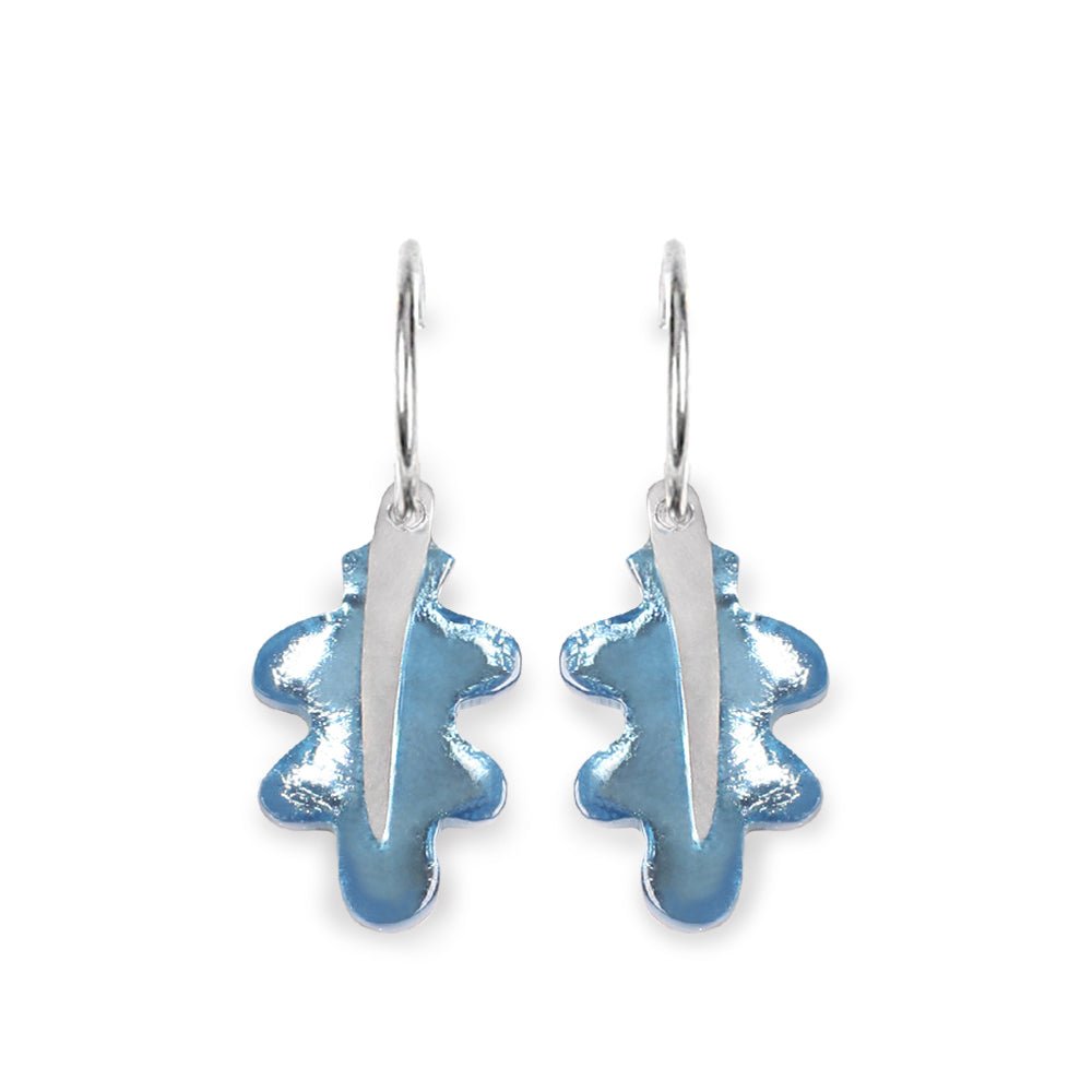 Ice Assorted Leaf Oak Creole Earrings | The Jewellery Stop