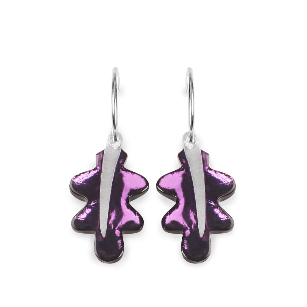 Trifle Assorted Leaf Oak Creole Earrings | The Jewellery Stop