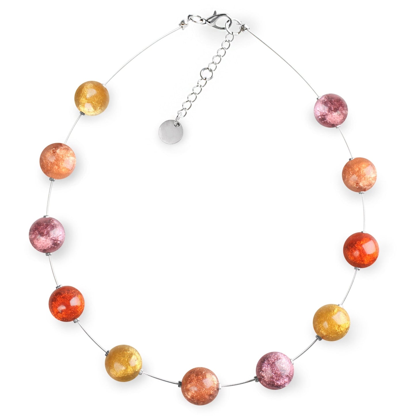 Carnival Cabouchon Floating Combi Necklace | The Jewellery Stop