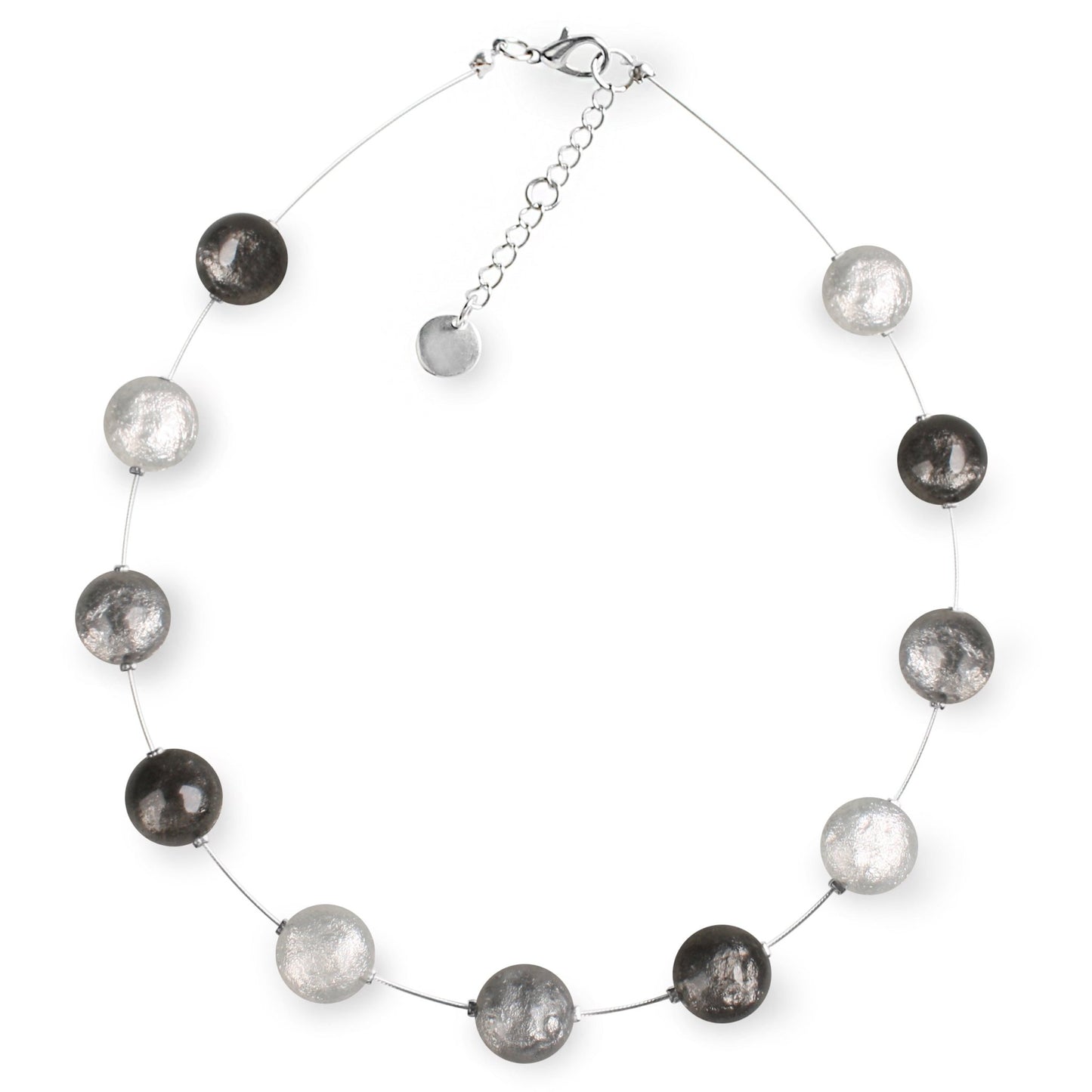 Silhouette Cabouchon Floating Combi Necklace | The Jewellery Stop