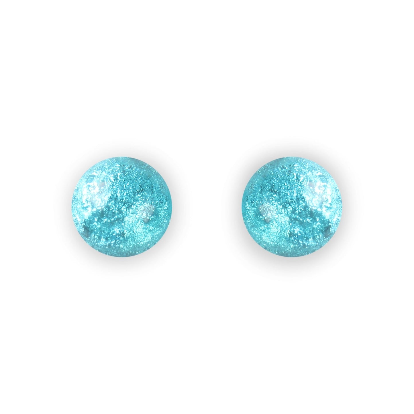 Turquoise Cabouchon Combi Medium Stud Earrings | The Jewellery Stop