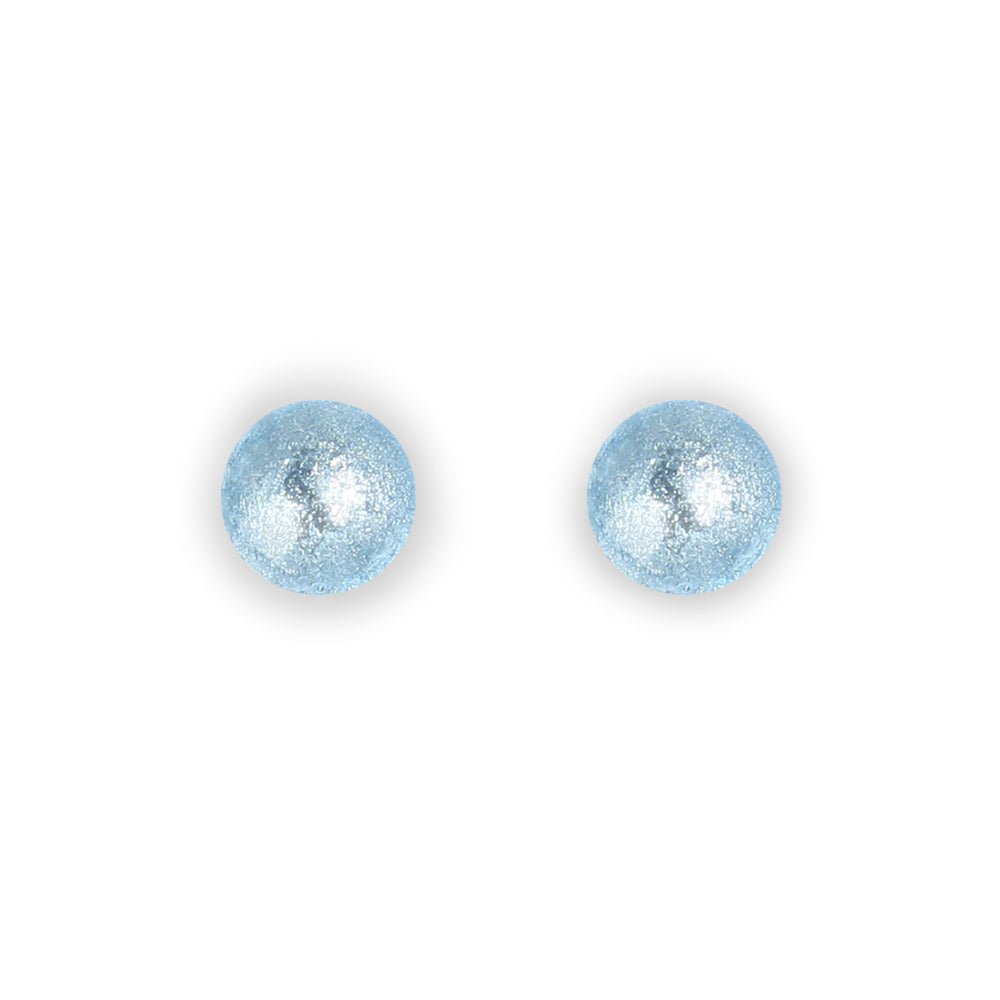 Pear Cabouchon Combi Small Stud Earrings | The Jewellery Stop