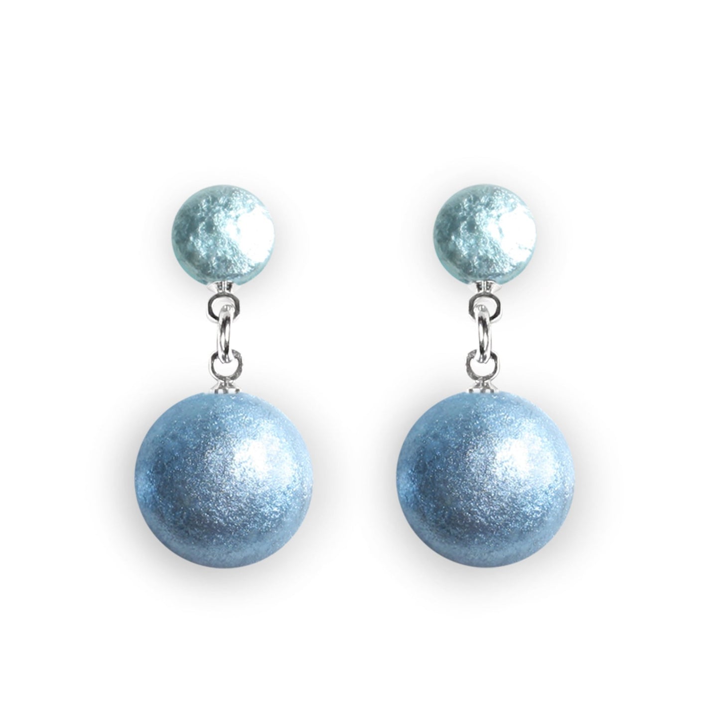 Mediterranean Cabouchon Combi Dangle Stud Earrings | The Jewellery Stop